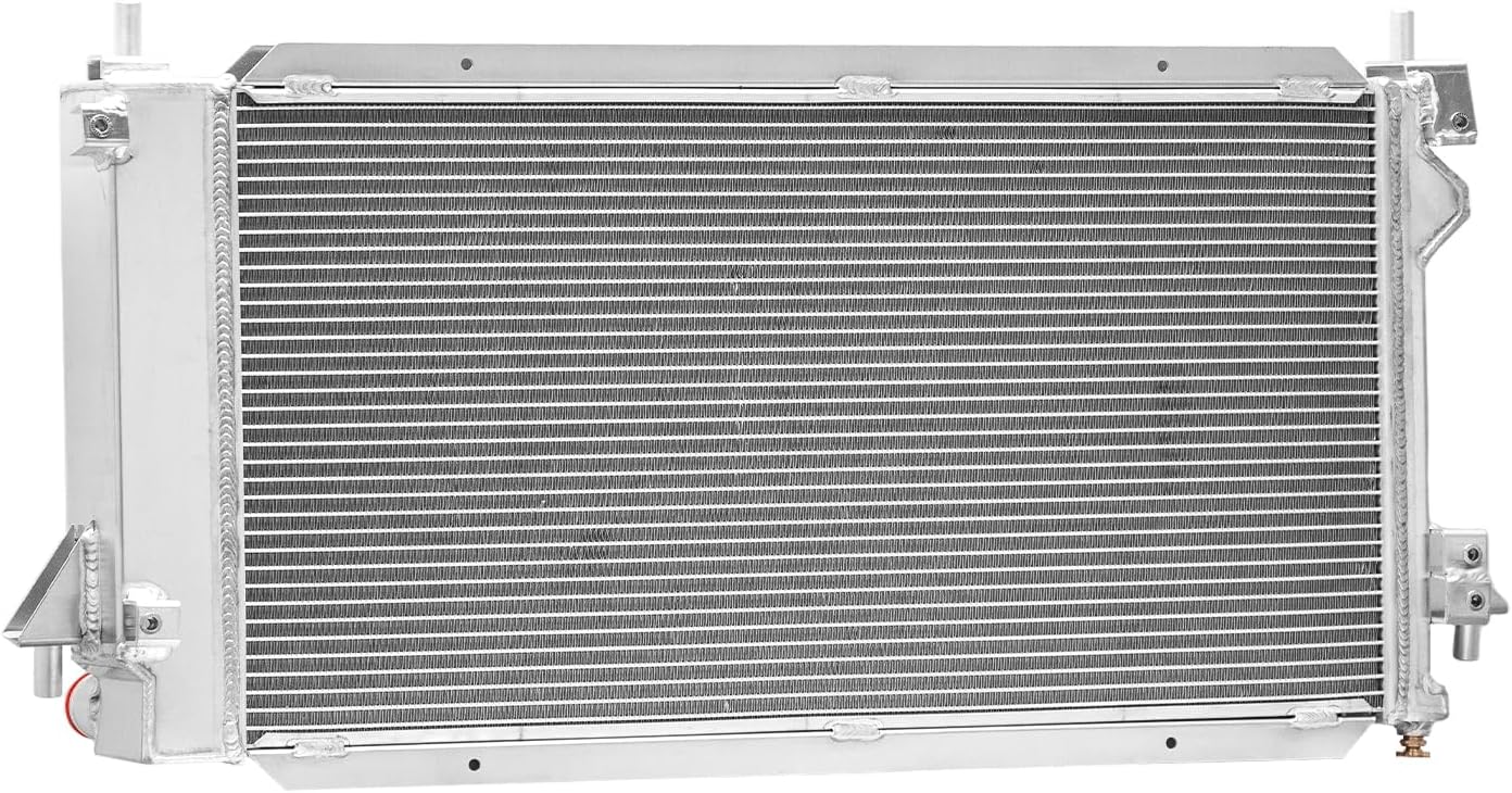 3 Row Radiator Compatible with 1996-2007 Ford Sable Taurus 3.0L V6 Gas& 1996-2005 Mercury Sable 3.0L V6, Core Aluminium Performance Aluminium Radiador with Shroud Fan and Relay Kit