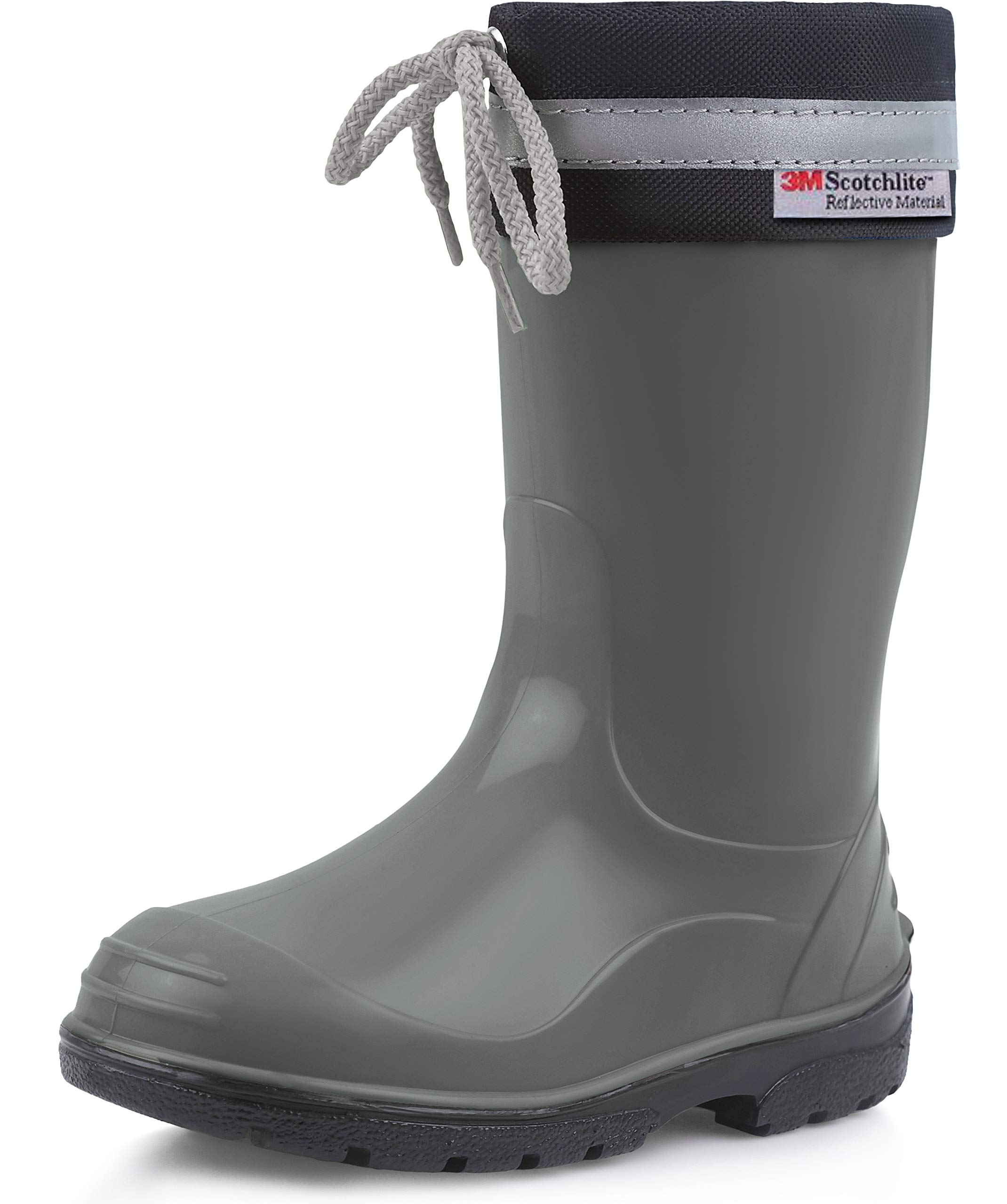 Ladeheid Kinder Gummistiefel mit Stulpe Regenstiefel für Jungen und Mädchen LA-972