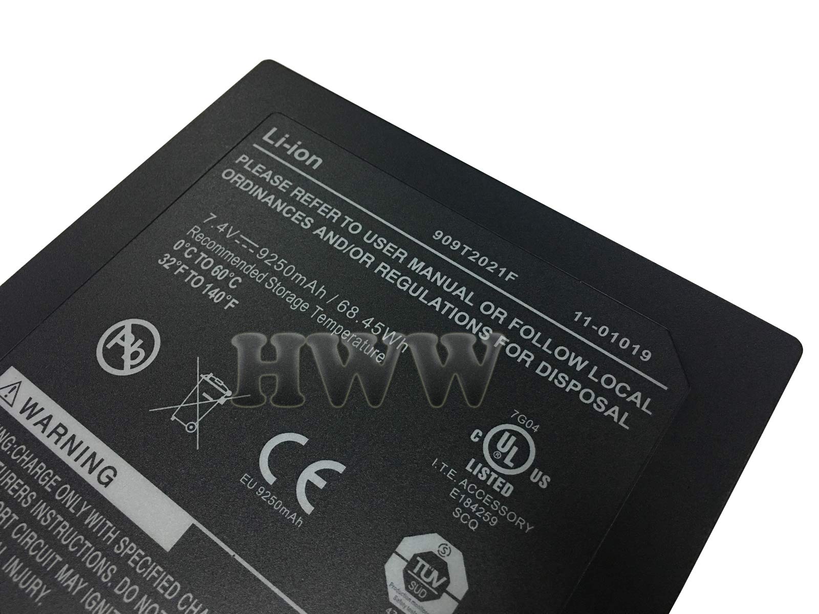 Replacement Battery For Xplore IX104 Tablet - 909T2021F, 9250mAh/68.45Wh, 7.4V Li-Ion