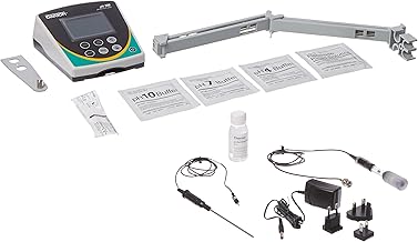 Oakton Instruments WD-35419-10 Series pH 700 Benchtop Meter with Double-Junction Glass pH Electrode, ATC Probe and Stand, 110/220 VAC
