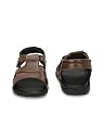 FOOTLOOSE Synthetic Comfortable Stylish Fisherman Sandal for Men's | Brown | Size - 10 gallery image
