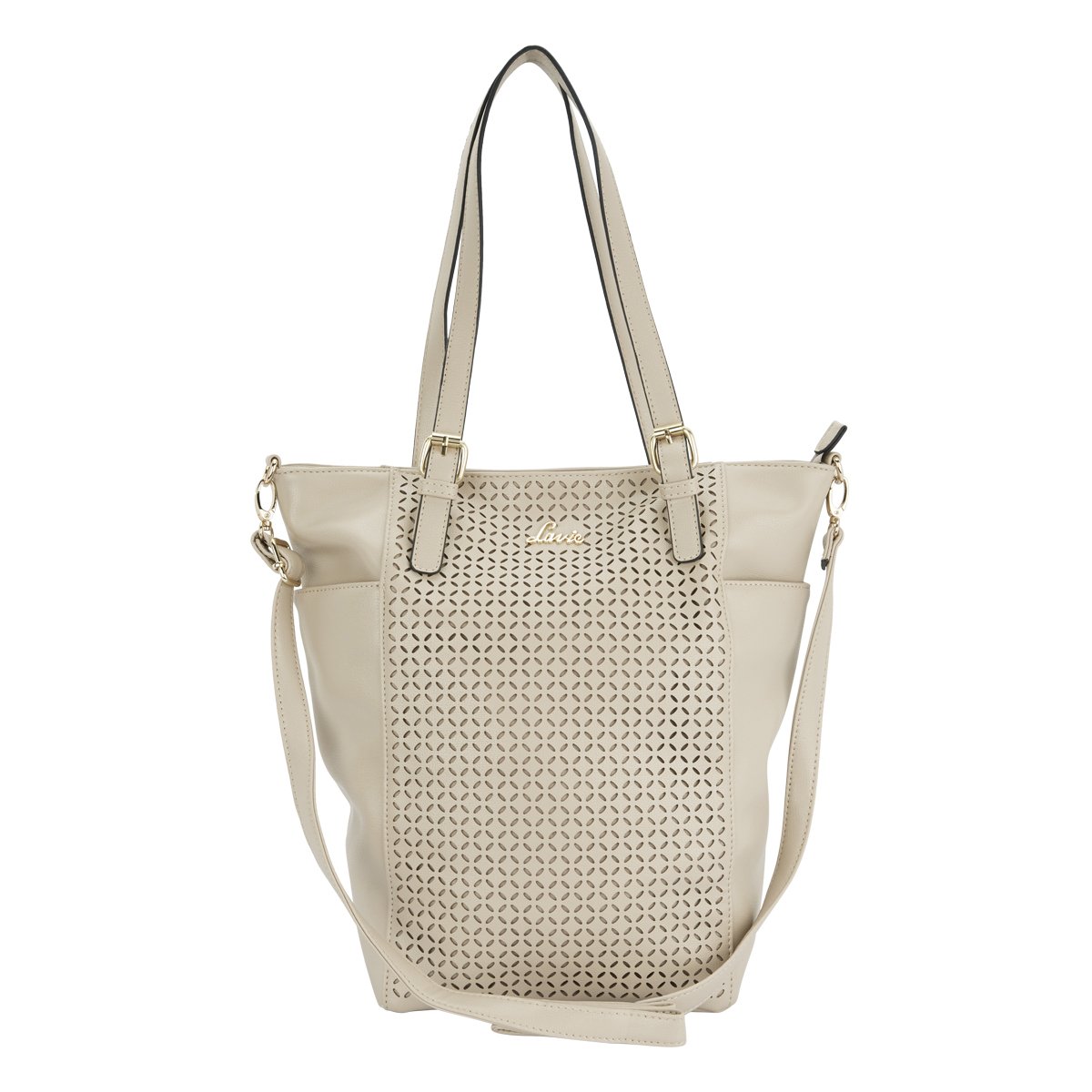 Lavie Pleasant Womens Tote Bag (Beige) (Piece 1) (B08KFF5ZDJ) Amazon Price History, Amazon Price Tracker