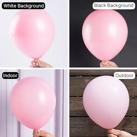 Product image for PartyWoo Pastel Purplish Pink Balloons and PartyWoo Pastel Pink Balloons - 4