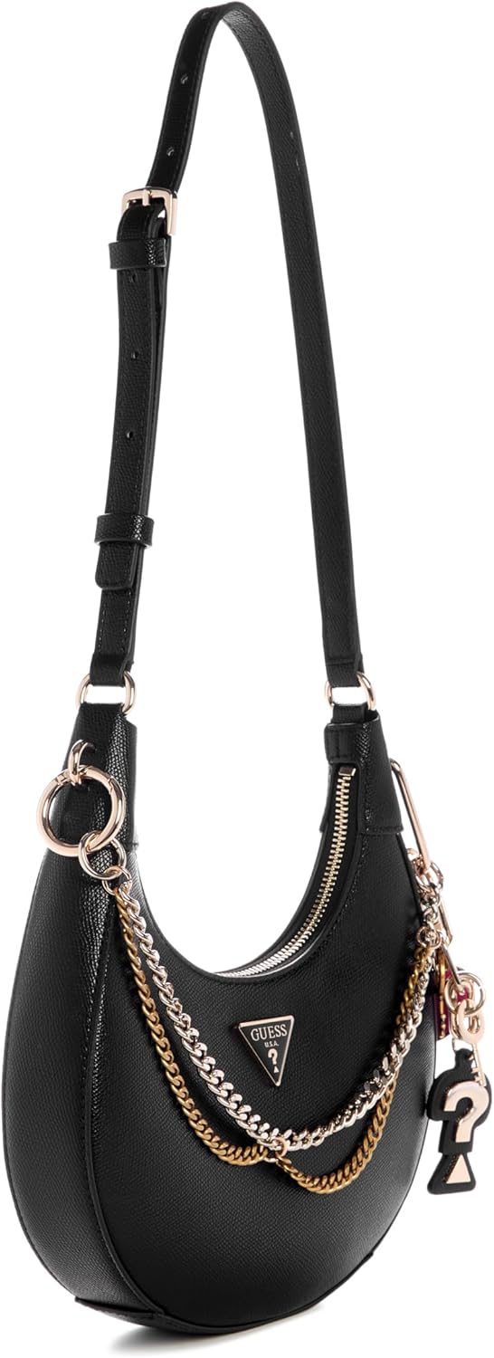 GUESS Davina Shoulder Bag, RED - Image 5