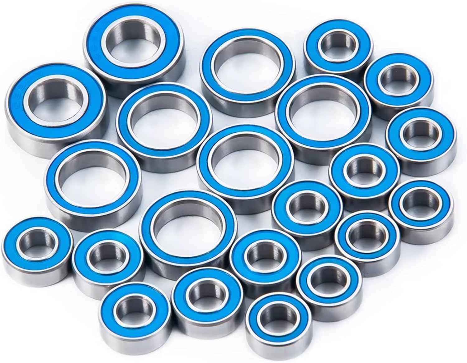 RCベアリング For Axial For SCX10 90027 1/10 22個 ホイールハブ アクスル シールベアリングキット