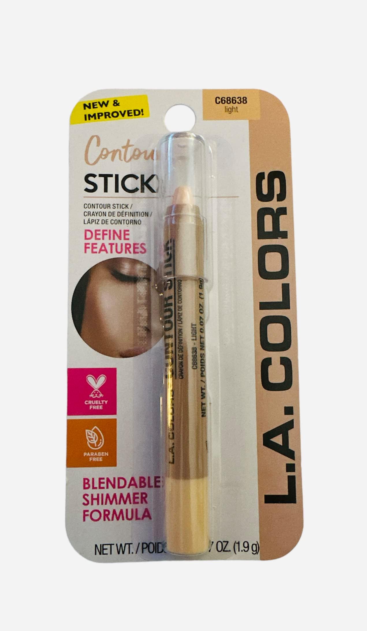 L.A. Colors Contour Stick - Light CBCS287