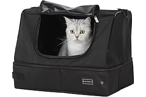 Petsfit Upgrade Travel Litter Box for Cats in Car