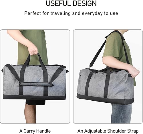 Miniatura 4 de FIREDOG Bolsa de lona a prueba de olores, bolsa grande a prueba de olores para almacenamiento de viaje