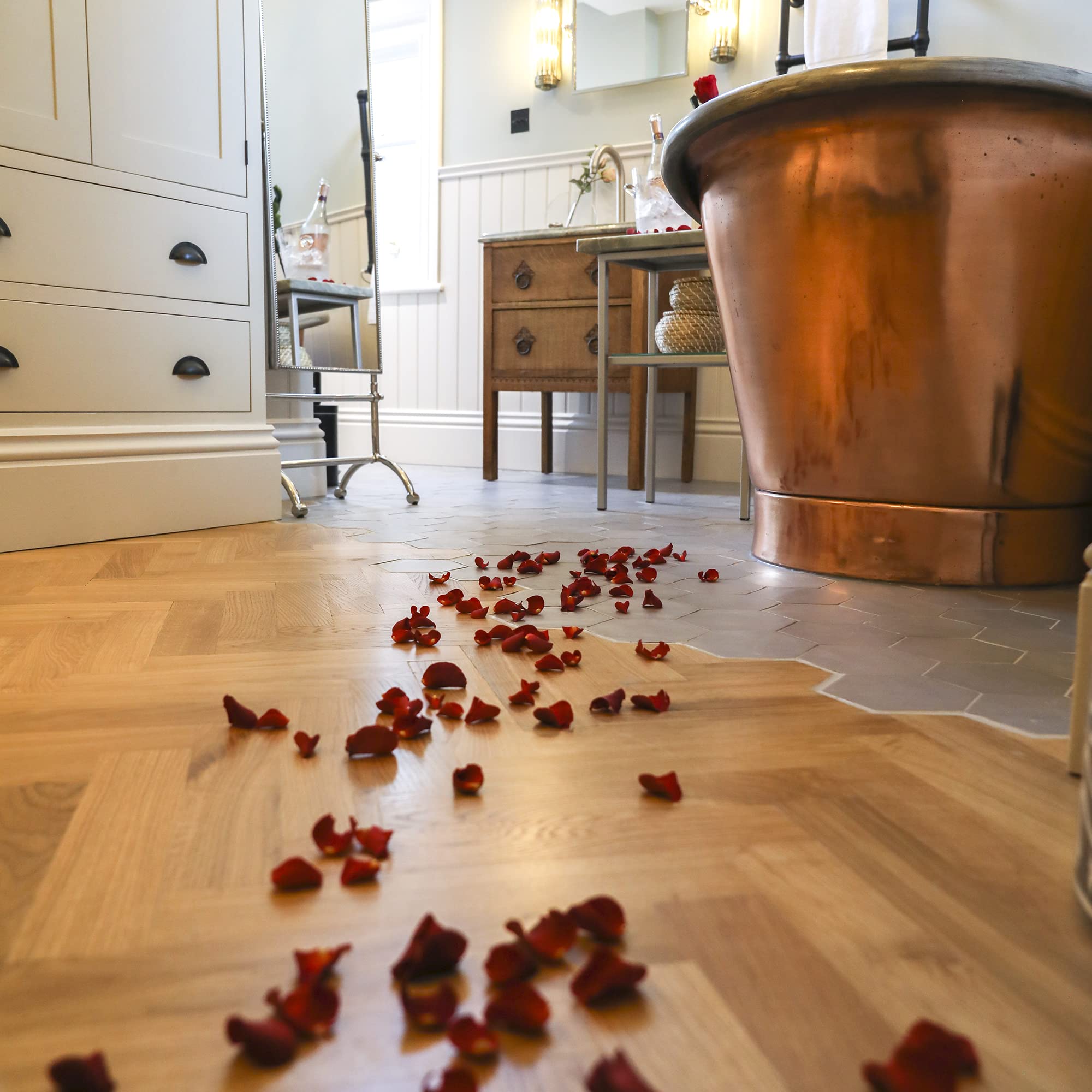 Biologisch abbaubares Konfetti aus Rosenblätter, Blütenblätter, für Hochzeiten