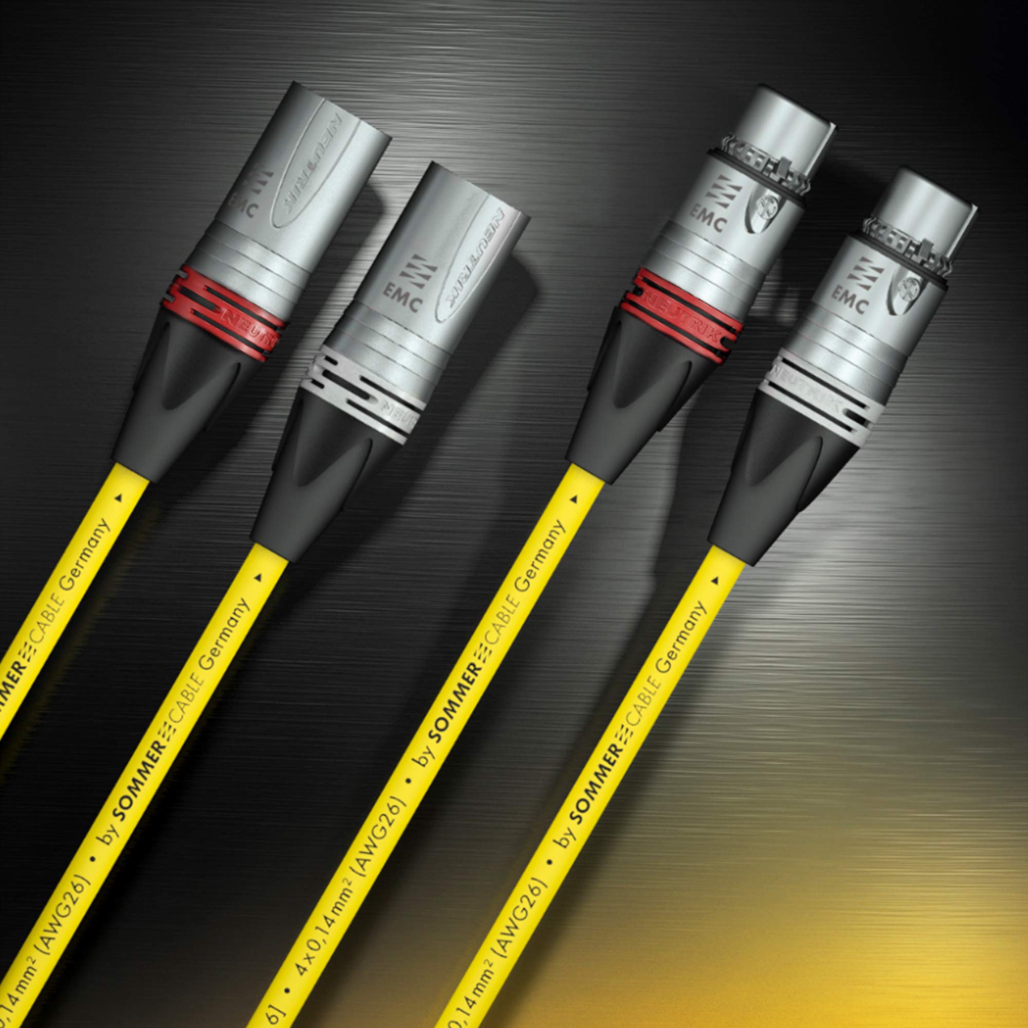 HICON "EPILOGUE" XLR Neutrik EMC NF-/ Phonokabel 2 x 1m SOMMER CABLE | EPB1-0100