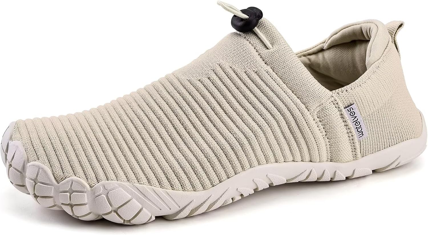 WateLves Water Shoes Womens Mens - Comfortable Lightweight Striped Pattern Barefoot Shoes for Beach Swim Pool Yoga Boating Water Aerobics