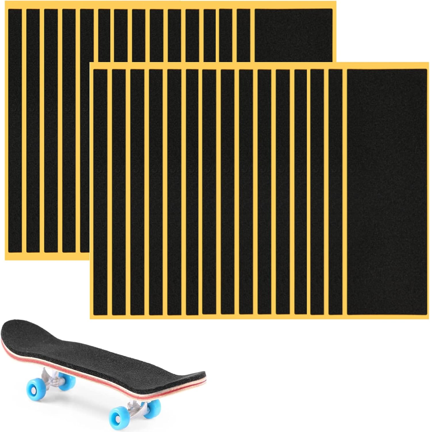 ACFELLE 30Pcs Fingerboard Grip Tape PRO, Wooden Mini