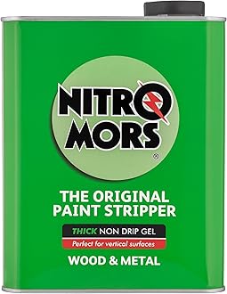 Nitromors Original Paint Stripper, Varnish & Lacquer Remover, for Wood, Metal & Concrete, 2 L