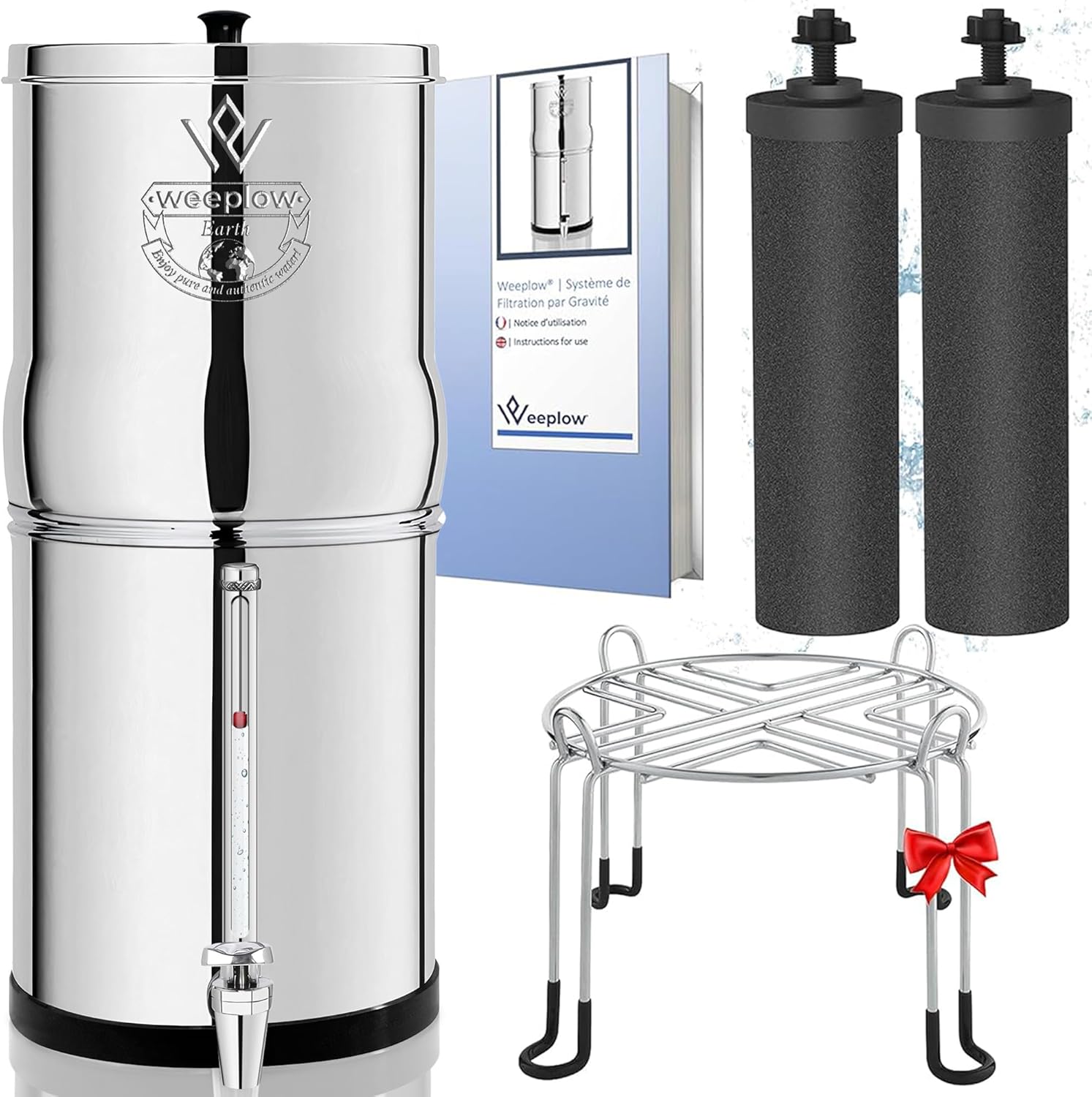 Weeplow filtre à eau Earth Filtration Purification supérieure