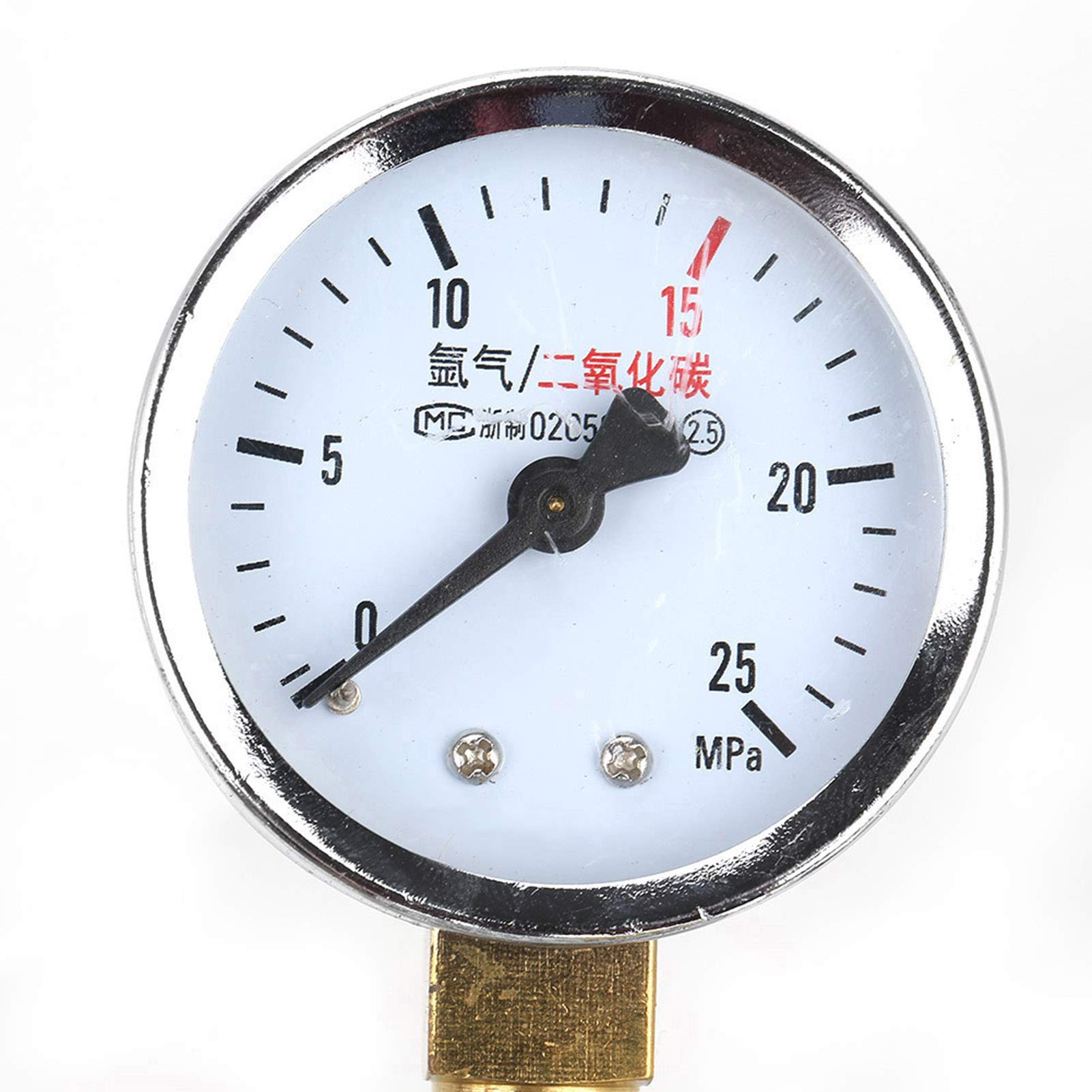 Akozon Réducteur de Pression de Dioxyde de Carbone, Régulateur de CO2, Jauge pour Les Travaux de Soudage, Accessoires Professionnels 36V à Utiliser (220V)