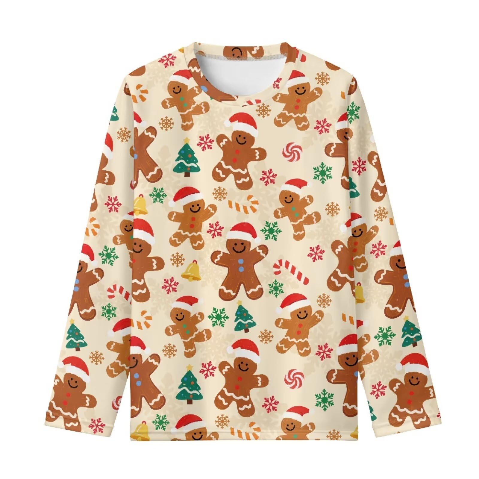 Girls Long Sleeve Shirts Casual Crewneck Soft T-shirts for Girls 3-16 Years Old