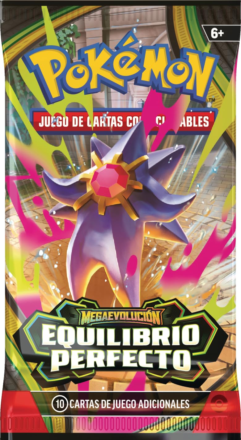 Pokémon: Lote de Sobres de Mejora de Megaevolución-Equilibrio JCC Pokémon (6 Sobres de Mejora)