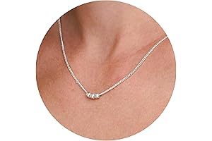 Galis Dainty Necklace for Women - Sterling Silver Simple Trendy Necklace, Perfect...