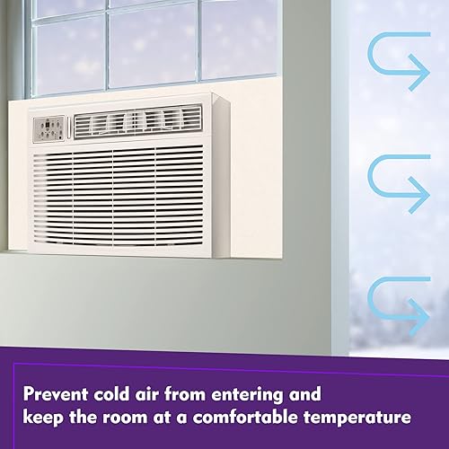 Miniatura 5 de Mxclimate Paneles laterales de espuma con aislamiento de CA para ventanas de aire acondicionado, 39 pulgadas de ancho, kit de sellado de ventana