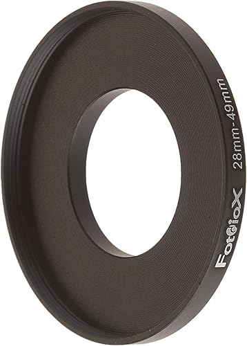 Miniatura 30 de Fotodiox arandela adaptadora de metal anodizado, negro (para filtros más grandes)