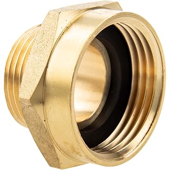 Reducer extension   outer x internal thread in untreated brass.