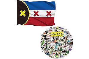  Official 3x5ft Lmanburg Flag with Stickers