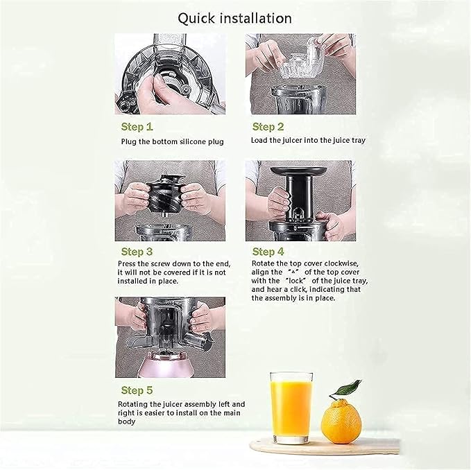 Extractor de Jugos Prensado en Frío Automático 150W 800ML miniatura 7