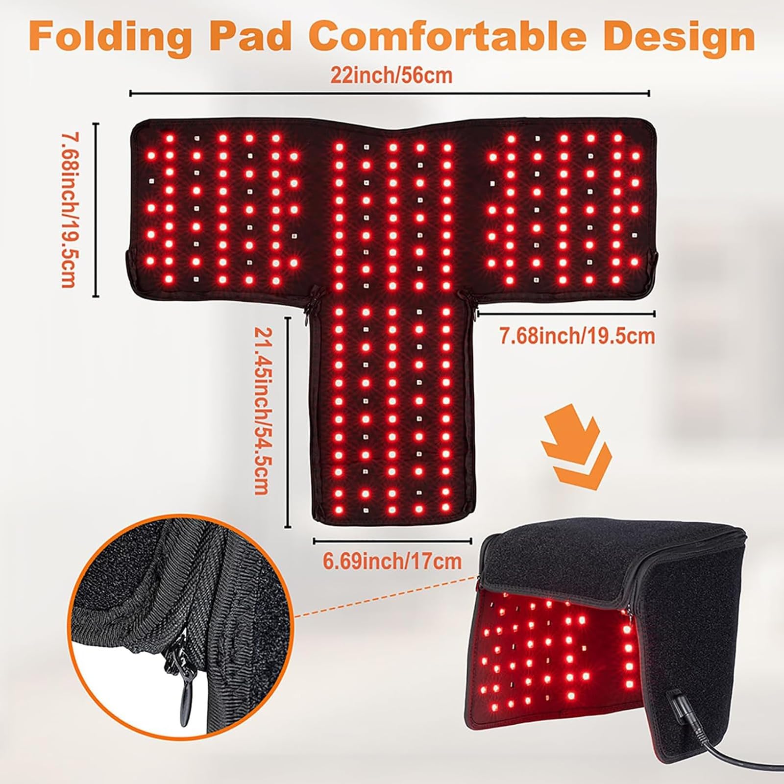 Gorro de terapia de luz roja, 215 LED de 660 Nm y 850 Nm Dispositivo de terapia con LED de infrarrojo cercano con 5 niveles ajustables y temporizador de 5 a 30 minutos, para la pérdida de cabello