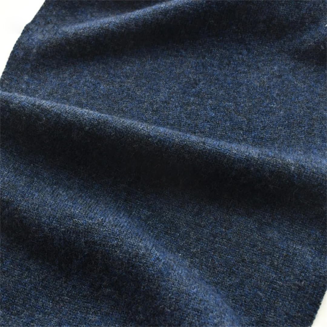 Lmtossey Sciarpe in cashmere da uomo e da donna, invernali, sciarpa lavorata a maglia, per adulti, calde, lunghe, in lana, tinta unita