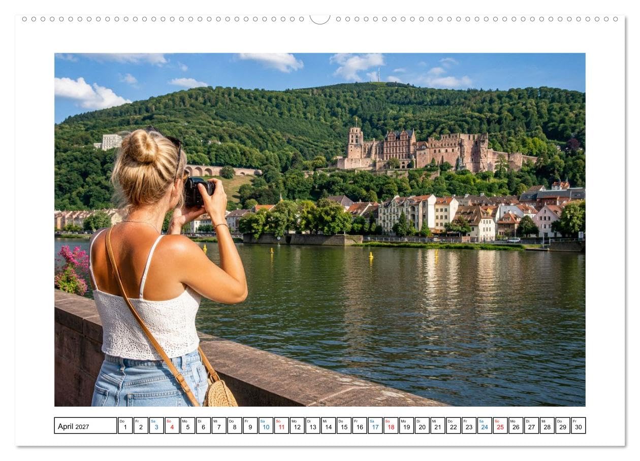 CALVENDO · Deutschland hautnah (Kalender 2027) | DIN A2 Querformat · Premium-Wandkalender · Unterwegs in charmanter Begleitung