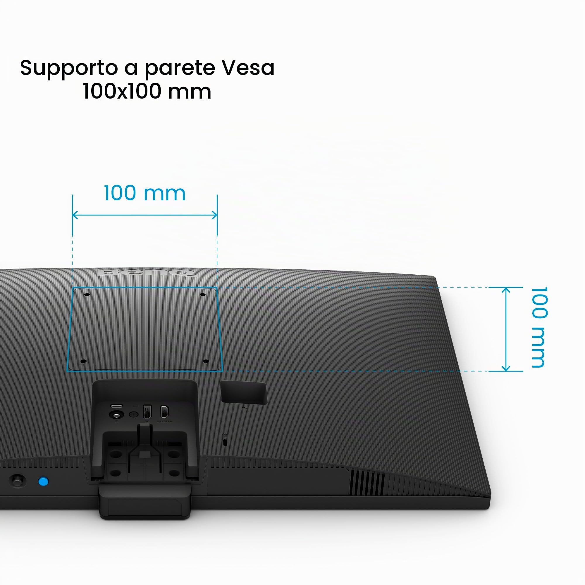 BenQ GW2490C 23,8" 1080p FHD 144Hz IPS Eye-Care Monitor casa-ufficio, USB-C, 1080x1920, Ottimizzatore Visivo, Senza Sfarfallio, Luce Blu Bassa, Cornice Ultra Sottile, Certificato TÜV, Eye-CareU