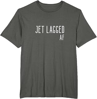 Jet Lagged shirt Funny Airplane Travel Airport Gift Tshirt T-Shirt