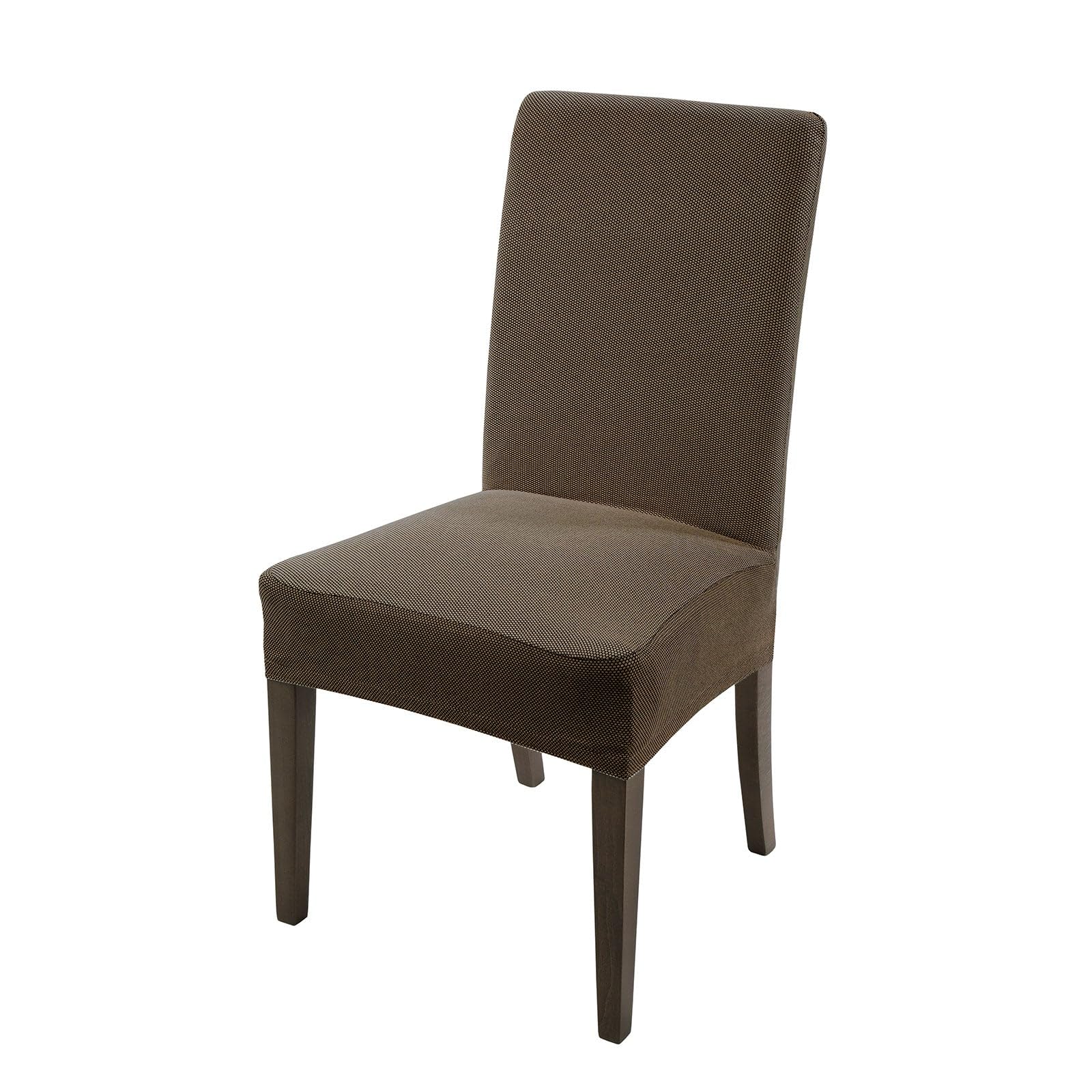 Funda para silla de 1 plaza elástica ideal para proteger el comedor familiar con estilo Melange
