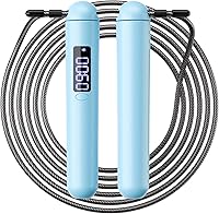 Vista 12 de Smart Jump Rope Accurate Calorie Tracking & 4 Training Modes Adjustable Steel Wire Rope Built-in High-Speed Bearings Type-C Charging Ideal