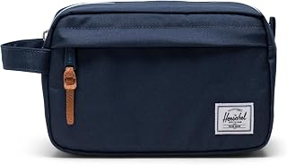 Herschel Chapter Unisex Travel Toiletry Kit - Eco-Friendly Recycled Fabric, Waterproof Zipper, Compact Carry Bag