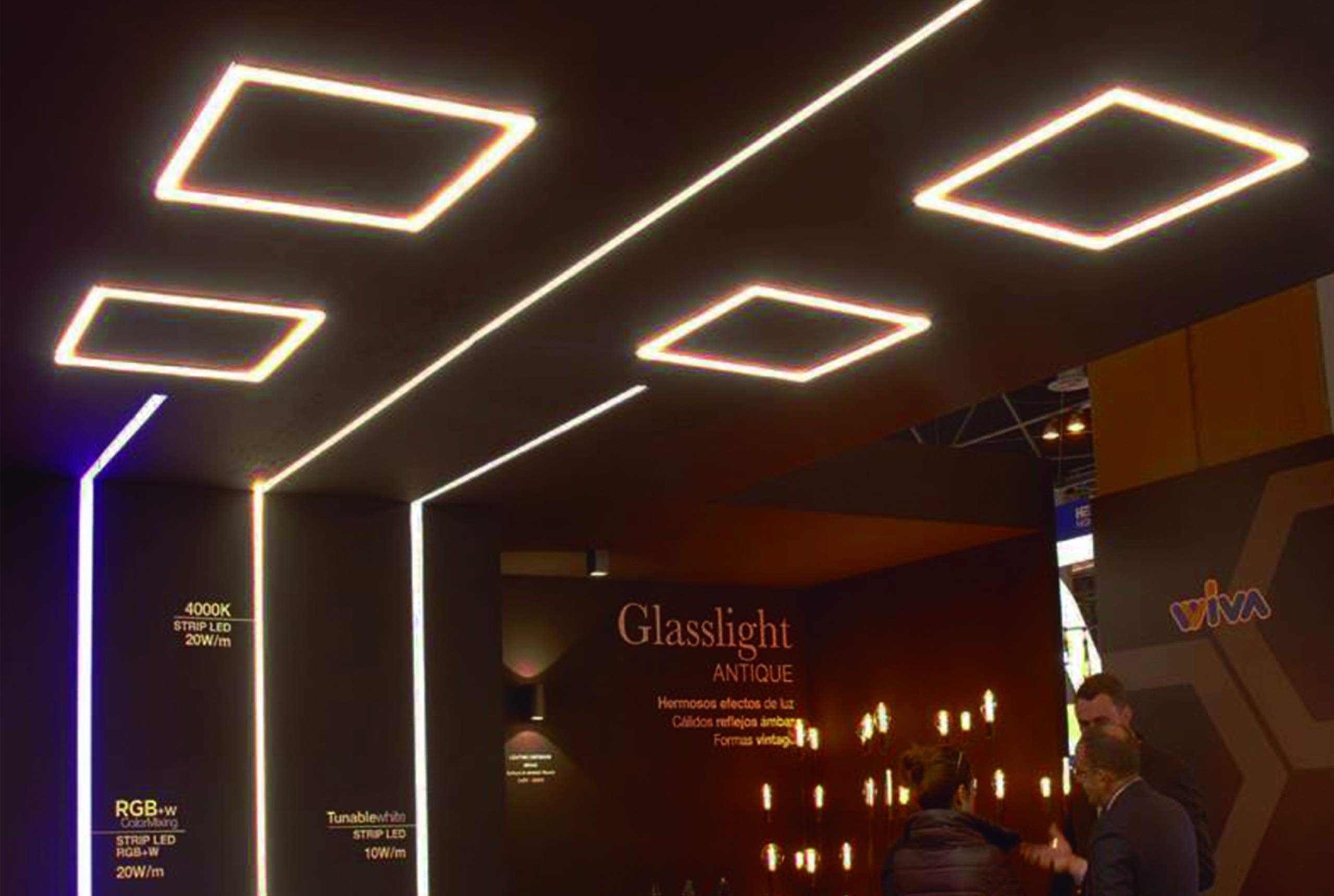 FactorLED Pack X2 FIT Dalle LED 60x60 Cm 44W, Cadre Blanc