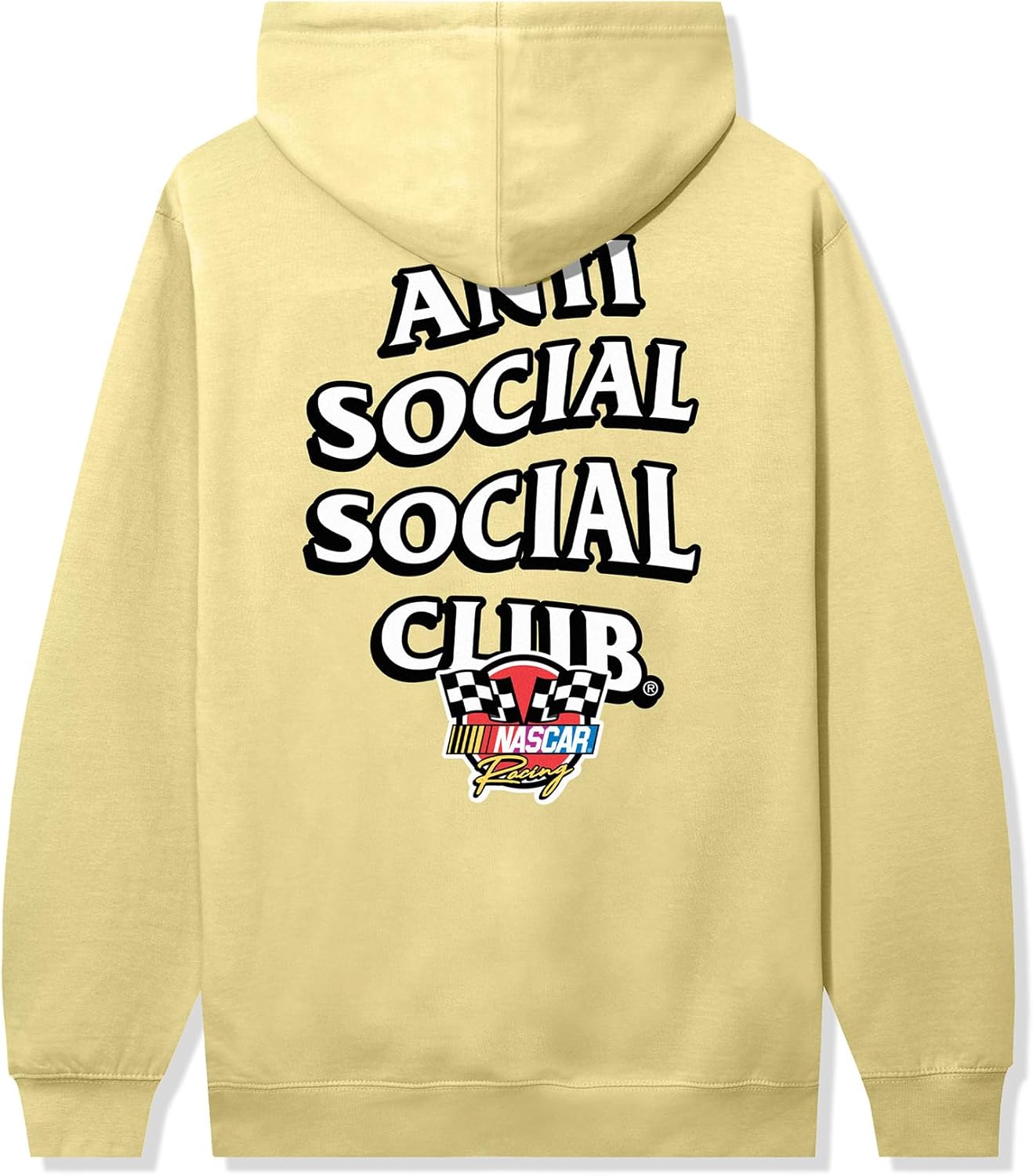 Anti Social Social Club Unisex Adult Assc X Motorsport Hoodie-yellow