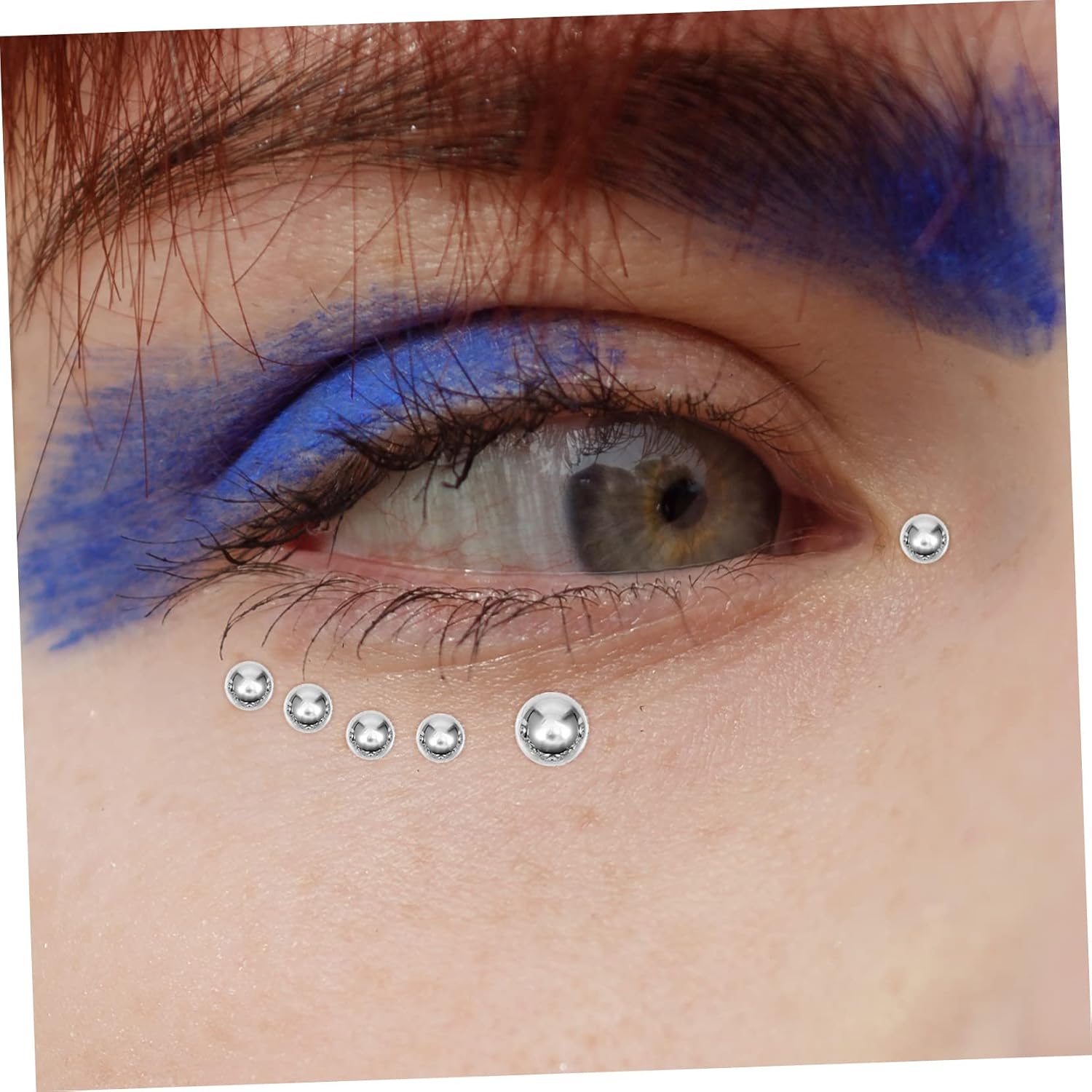 5sets 10 Sheets Self Adhesive Pearl Stickers for Face Nail and Hair DIY Craft Embellishments for Makeup and Special Occasions Includes Various for Unique Decorations 10sheets*5