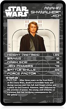 Top Trumps Star Wars Episodes 1-3 Specials Card Game