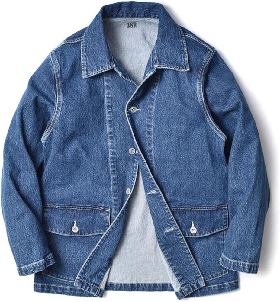 Amazon | [ヒューストン] デニム カバーオール メンズ 大きいサイズ