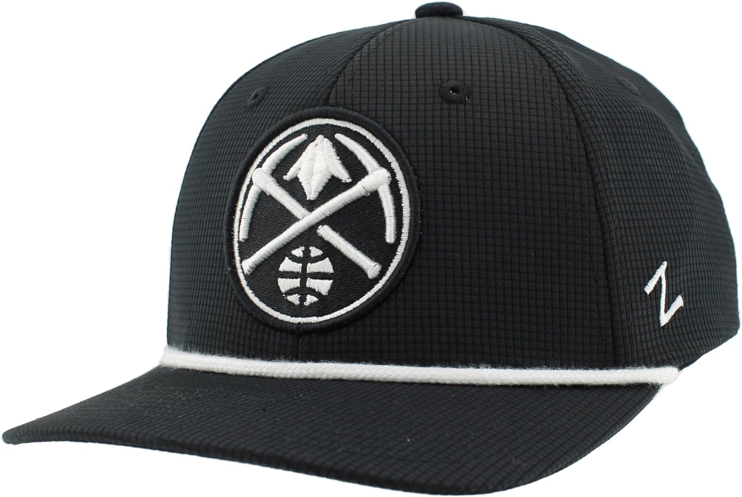 ZHATS NBA Unisex-Adult NBA Officially Licensed Rope Hat Snapback Backspin Contrast Black