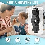 Front Load Washer Machine Door Prop, Washing Machine Door Prop Stopper Magnetic, Washer Door Prop Holder for Most Washing Machines(Black) | Magnetic Washing Machine Door Prop Stopper, Washer Door Prop Holder