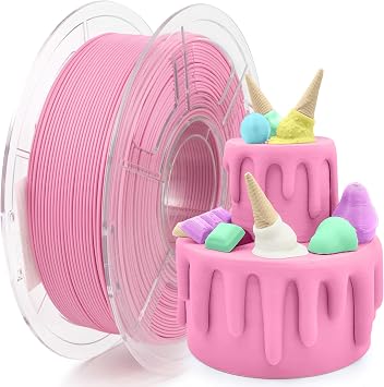 iSANMATE Pink Matte PLA 3D Printer Filament, Pink PLA Filament 1.75mm Designed for High Speed 30-600mm/s, Fast Printing Speed PLA, Dimensional Accuracy 0.02mm, 1kg Spool 2.2lbs