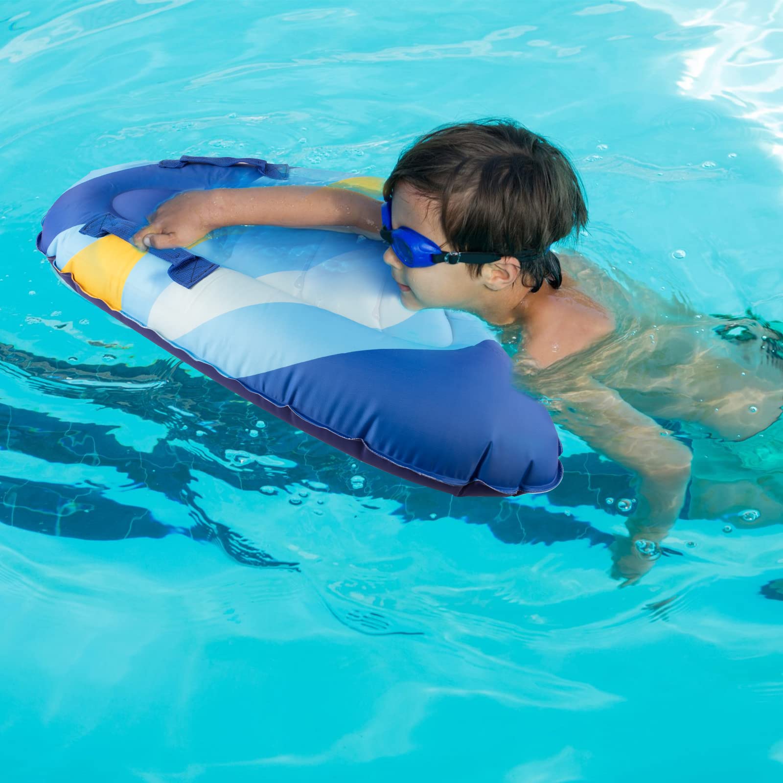 Tablette Natation Enfant PVC Planche De Surf Gonflable Hillylolly Pour Enfants - Bodyboard Piscine Plage 110x40cm Planche Surf Enfant