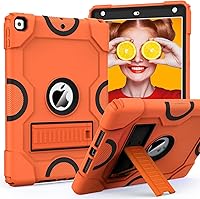 Vista 1 de Funda para iPad de 9ª generación, funda para iPad de 8ª/7ª generación, funda para iPad de 10.2 pulgadas 2021/2020/2019, funda protectora resistente