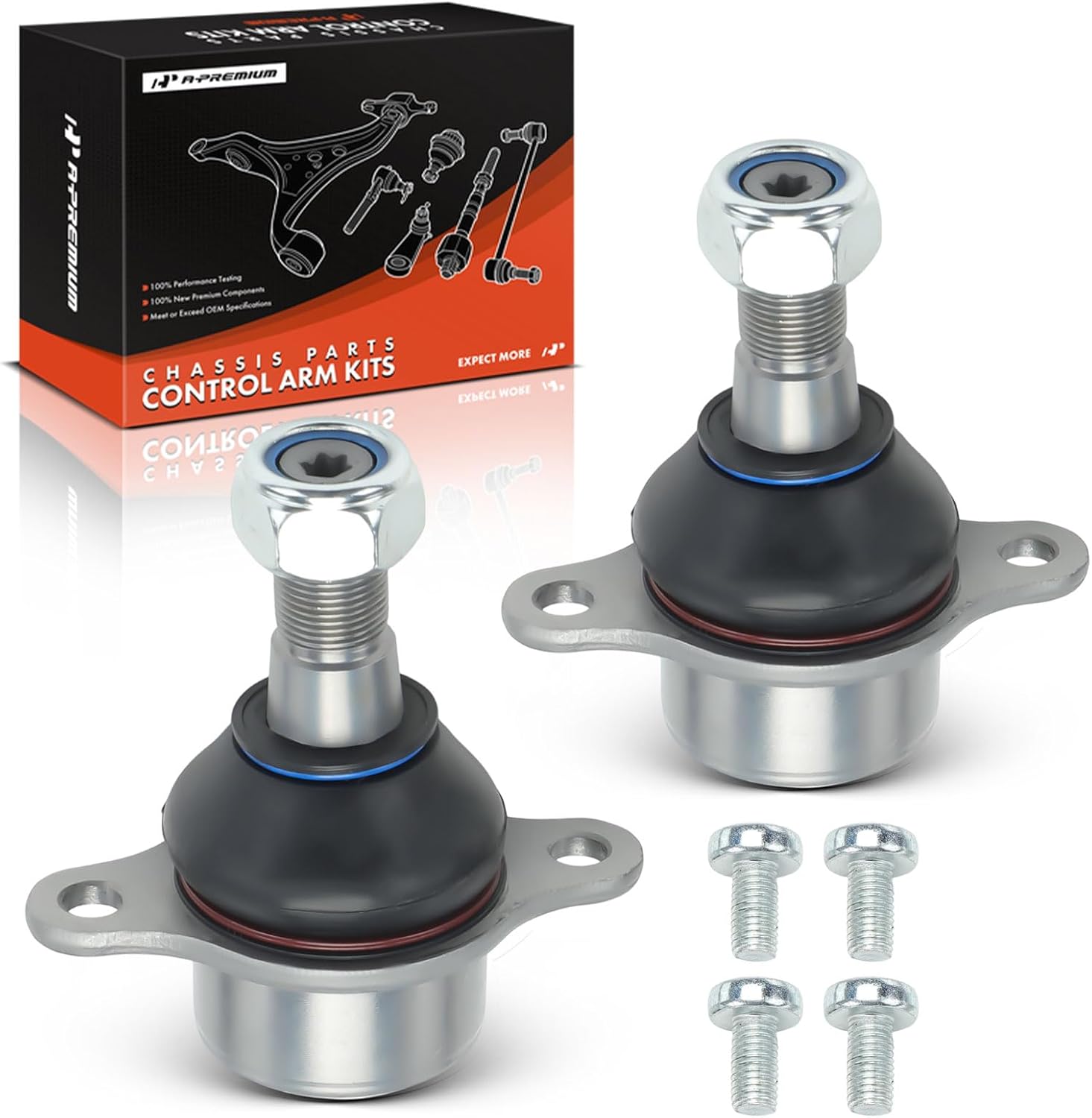 A-Premium 2 x Front Lower Ball Joints, Compatible with Ford Transit-150 Transit-250 Transit-350 Transit-350 HD, 2020-2025