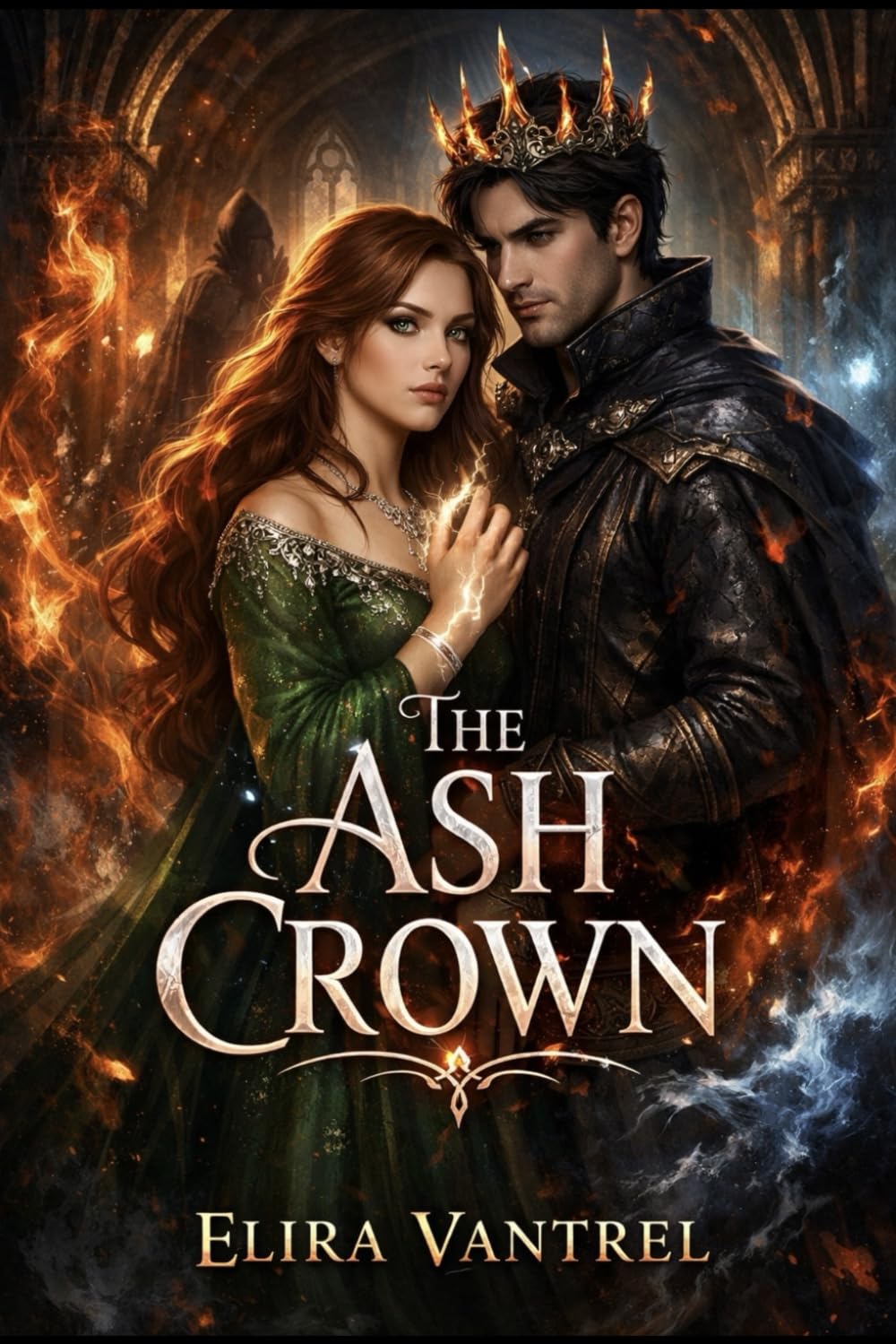 The Ash Crown: A Dark Romantasy of Fire, Curses, and a Forbidden Bond