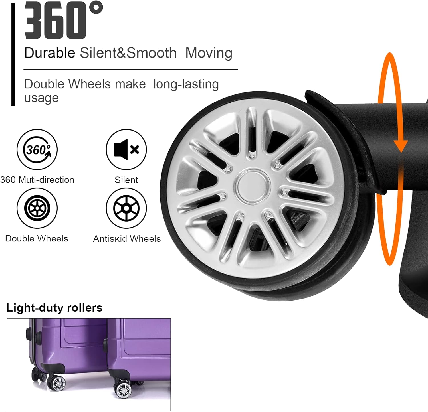 review NIUTA 3 Piece Luggage Sets TSA Lock and 20