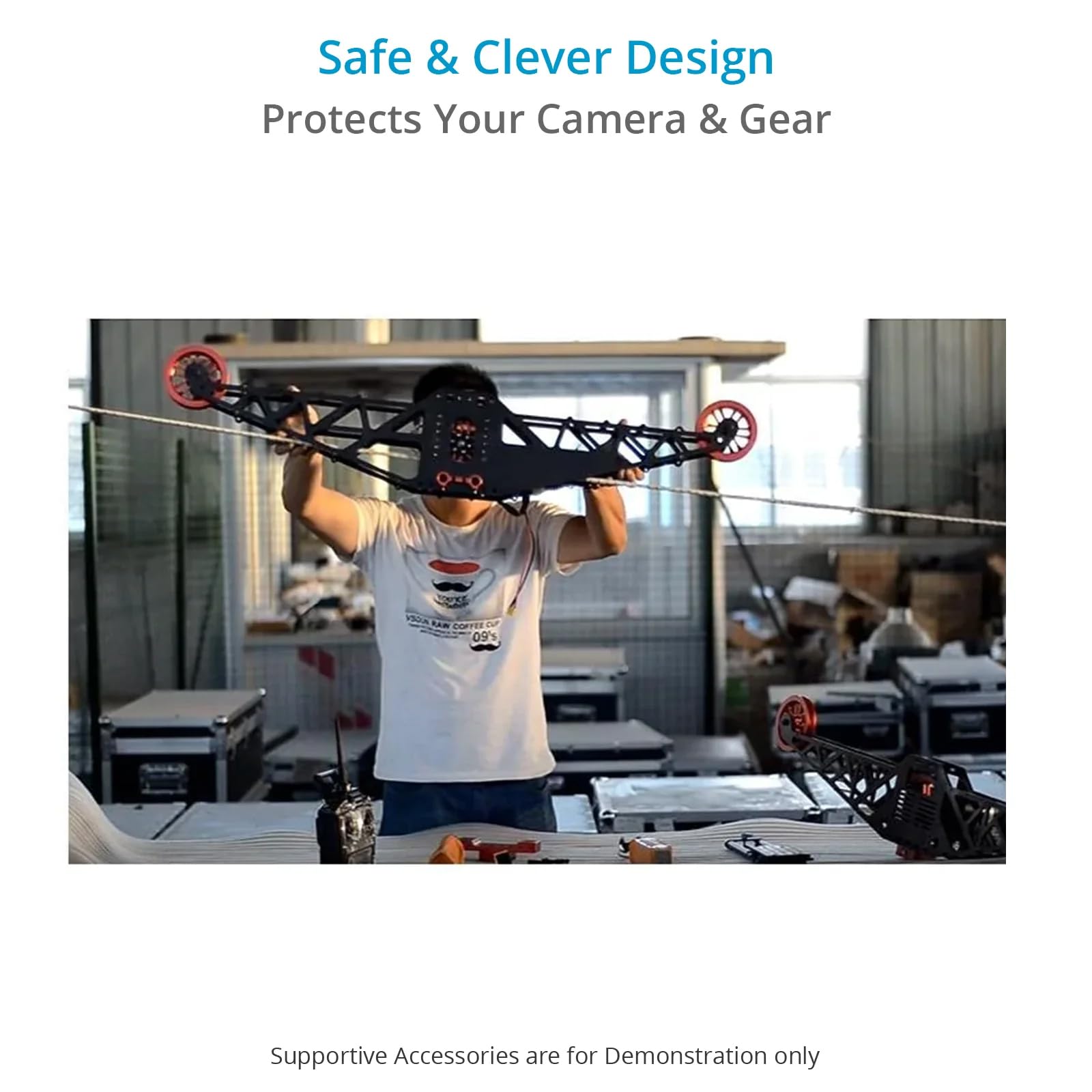 Amazon | Proaim sky-walker CinemaケーブルCamシステムfor 3軸カメラ