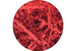 RRBOLAL 2LB Red Crinkle Cut Paper Filler for Gift Wrapping & Packing
